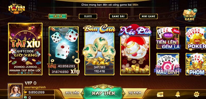 Khám Phá Kho Game Đa Dạng và Hấp Dẫn Tại iWin68